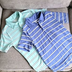 PLACE set of 2 boys Polos Very Soft worn 1x Size M 7/8 Excellent Condition